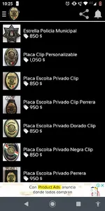 Venta Placas Policia screenshot 0