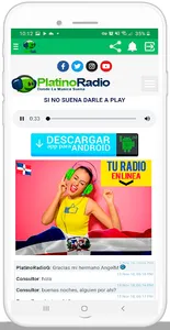PlatinoRadio - Emisora Online screenshot 1