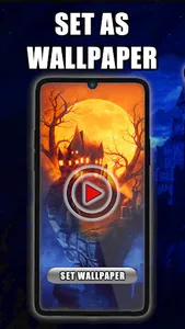 Horror Castle Live Wallpaper screenshot 0