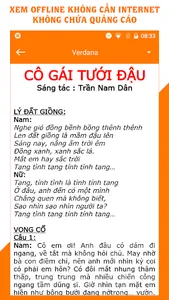 Lời bài hát vọng cổ, cải lương screenshot 4