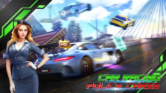 Car Racing - Police Chase screenshot 0