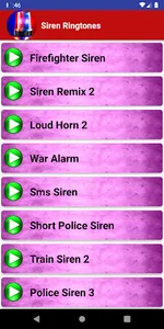 Loud Siren Ringtones screenshot 0
