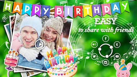 Birthday Photo Video Maker screenshot 2