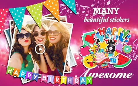 Birthday Photo Video Maker screenshot 9