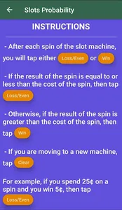 Slots Probability screenshot 1
