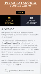 Pilar Patagonia - Reservas screenshot 1