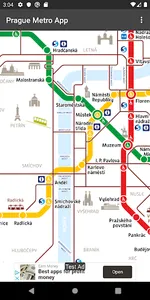 Prague Metro App screenshot 1