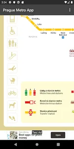Prague Metro App screenshot 2