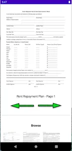 Rent Repayment Plan screenshot 1