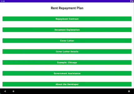 Rent Repayment Plan screenshot 4