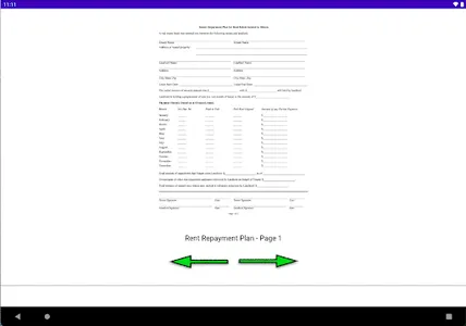 Rent Repayment Plan screenshot 5
