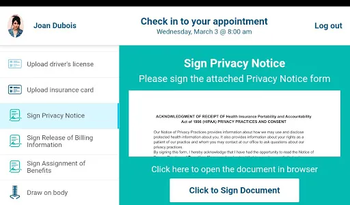 Qure4u Check-In screenshot 9