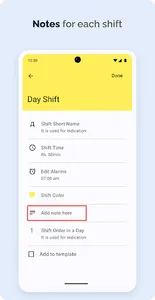 Shift Schedule(Roster) & Alarm screenshot 4