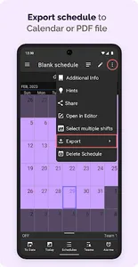 Shift Schedule(Roster) & Alarm screenshot 5