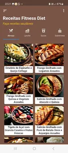 Receitas Fitness Diet screenshot 0