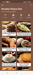 Receitas Fitness Diet screenshot 1