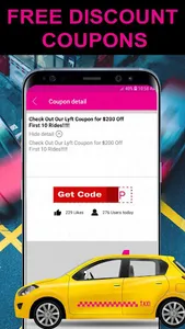 Promo Codes for Lyft Rideshare screenshot 2