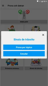 Simulado cnh detran 2023 screenshot 4