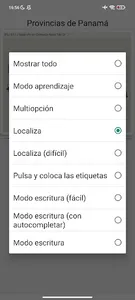 Provincias de Panamá Juego screenshot 1
