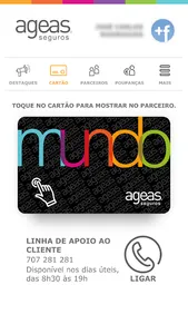 Cartão Mundo Ageas Seguros screenshot 1