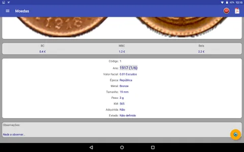 Moedas Portuguesas screenshot 4