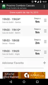 Próximo Comboio Cascais screenshot 0