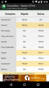Próximo Comboio Cascais screenshot 3
