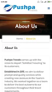 Pushpa Travels screenshot 1