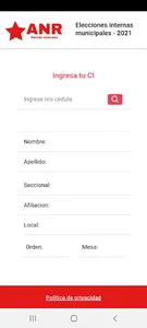 PADRON ANR 2021 screenshot 0