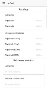 eProf screenshot 1