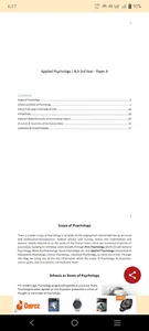 Applied Psychology (3rd year) screenshot 1