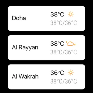 Q Weather - أرصاد قطر screenshot 6