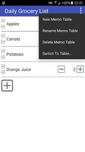 Item Memo screenshot 2