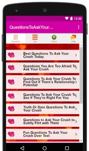 Questions To Ask Your Crush screenshot 1