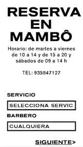 MAMBO Barberia screenshot 1