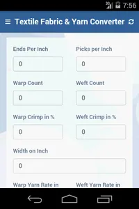 Textile Fabric Costing screenshot 1