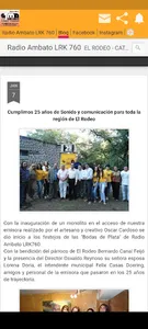 Radio Ambato LRK 760 screenshot 1