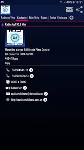 Radio Azul 95.5 Mhz Tilcara, J screenshot 1