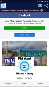 Radio Azul 95.5 Mhz Tilcara, J screenshot 4