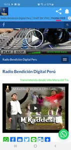 Radio Bendición Digital Peru screenshot 2