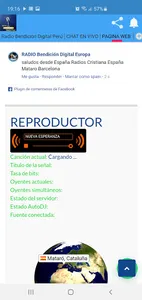 Radio Bendición Digital Peru screenshot 3