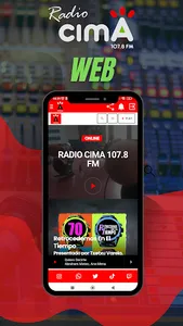 Radio Cima screenshot 2