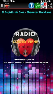radio cristo viene online screenshot 1