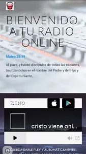 radio cristo viene online screenshot 4