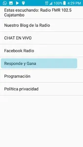 Radio FMR 102.5 Cajatambo screenshot 3