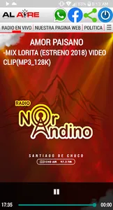 RADIO NOR ANDINO 1240 AM SANTI screenshot 2
