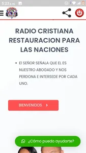 Radio cristiana Restauracion p screenshot 1