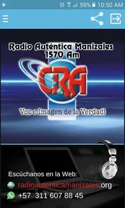 Radio Autentica Manizales screenshot 0