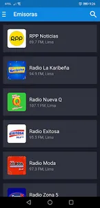 Radios FM - AM Perú screenshot 1