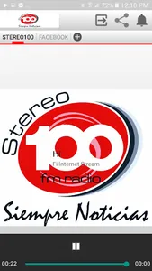 Stereo 100 Siempre Noticias screenshot 0